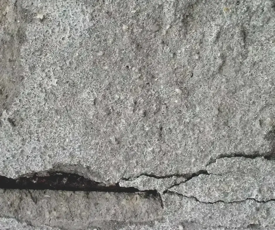 Close-up Basement Crack Repair in Syracuse, NY