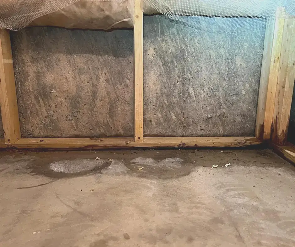 Moisture Issues Before Basement Crack Repair in Syracuse, NY
